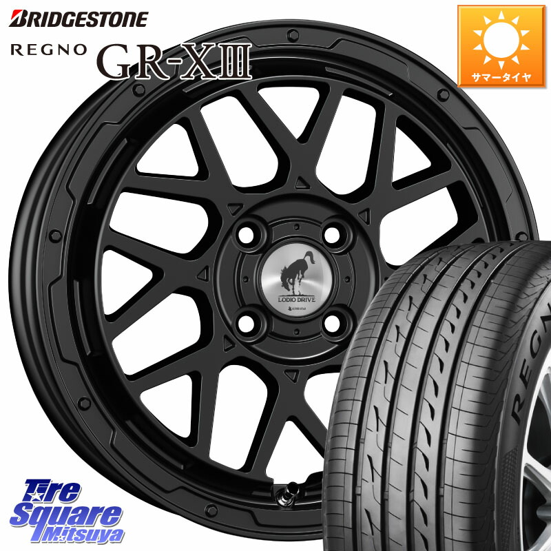 SUPER STAR LODIO DRIVE ロディオドライブ 8M MONO モノ 16インチ 16 X 6.0J +42 4穴 100 ブリヂストン REGNO GR-X3 GRX3 GR-XIII レグノ サマータイヤ 195/55R16