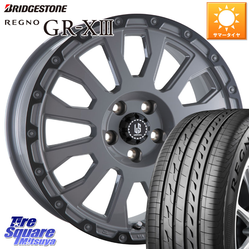 阿部商会 LA STRADA AVENTURA アヴェンチュラ 16インチ 16 X 7.0J +42 5穴 114.3 ブリヂストン REGNO GR-X3 GRX3 GR-XIII レグノ サマータイヤ 225/55R16 100,265円