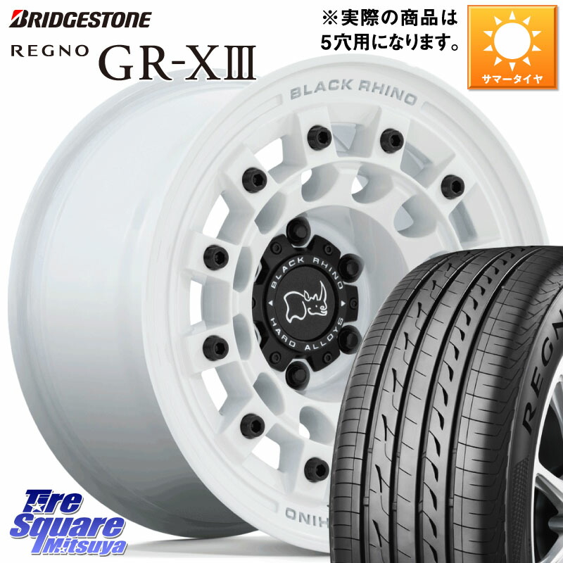 BLACK RHINO FUJI フジ ホイール 17インチ ブラックライノ 17 X 8.0J +38 5穴 114.3 ブリヂストン REGNO GR-X3 在庫● 2025~2026年製 GRX3 GR-XIII レグノ サマータイヤ 215/55R17