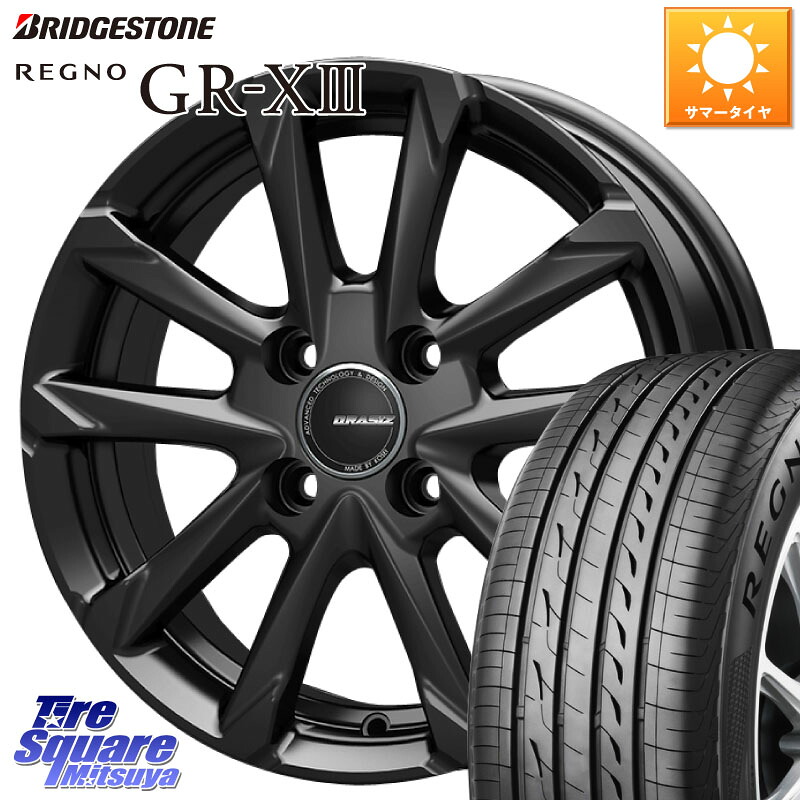 ブリヂストン REGNO GR-X3 GRX3 GR-XIII レグノ サマータイヤ 195/55R16KOSEI QGC600B QRASIZ GC36F クレイシズ ホイール 16インチ 16X6.0J 40 4穴 100 ノート NOTE 日産 ブルーバードシルフィ 日産 キューブ CUBE 日産 アクア カローラフィールダー カローラアクシオ|タイヤスクエアミツヤ