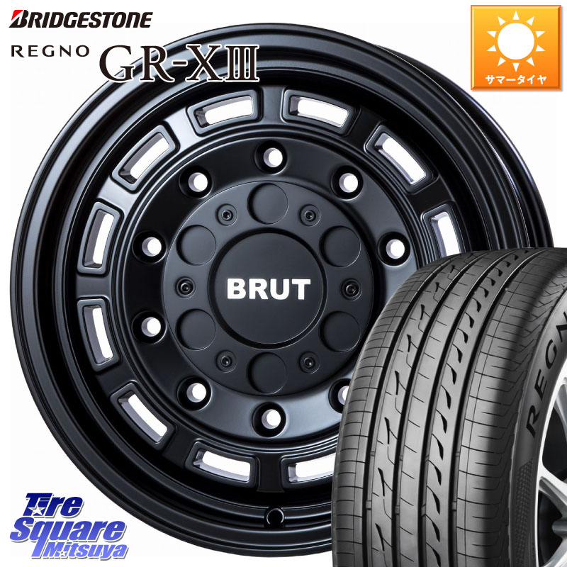 ブリヂストン REGNO GR-X3 GRX3 GR-XIII レグノ サマータイヤ 215/55R16BRUT ブルート BR-70 BR70 ホイール 16インチ 16X6.5J 30 5穴 114.3|タイヤスクエアミツヤ