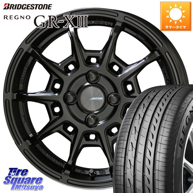 KYOHO GALERNA REFINO ガレルナ レフィーノ ホイール 16インチ 16 X 6.5J +43 4穴 100 ブリヂストン REGNO GR-X3 GRX3 GR-XIII レグノ サマータイヤ 185/60R16 アクアクロスオーバー