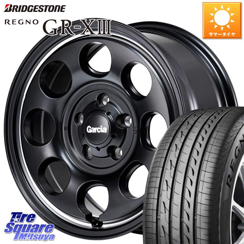 MANARAY MID Garcia Palm8 ガルシア パーム8 ホイール 16インチ 16 X 7.0J +40 5穴 114.3 ブリヂストン REGNO GR-X3 GRX3 GR-XIII レグノ サマータイヤ 205/60R16 90系ノア ヴォクシー プリウスアルファ RP6～8ステップワゴン