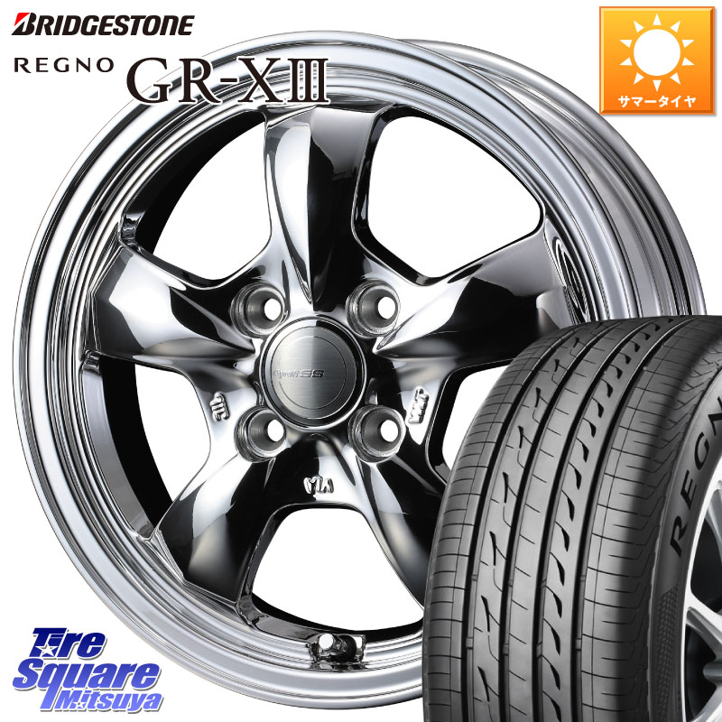 WEDS 41113 GYRAFT 5S グラフト SPT ホイール 15インチ 15 X 4.5J +45 4穴 100 ブリヂストン REGNO GR-X3 在庫● 2025~2026年製 GRX3 GR-XIII レグノ サマータイヤ 165/60R15 デリカミニ4WD キャスト[アクティバ] ハスラー ピクシスジョイ[Cグレード] ハイゼット アゲト
