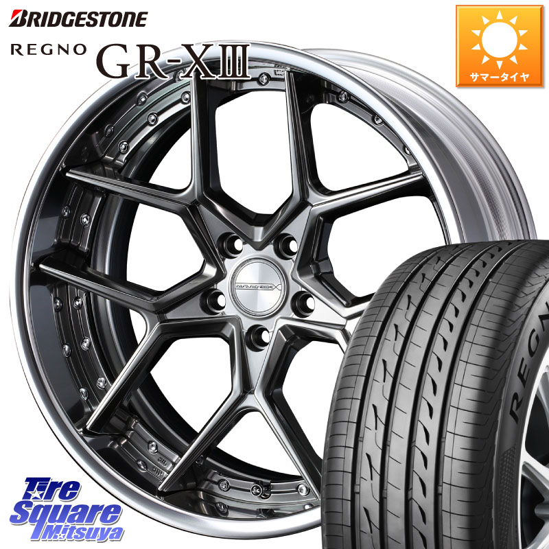 ブリヂストン REGNO GR-X3 GRX3 GR-XIII レグノ サマータイヤ 245/35R20WEDS MAVERICK 1505S BK CONCAVE FACE EX-LoDisk 2ピース ホイール 20インチ 20X8.5J 33 5穴 114.3 30系アルファード/ヴェルファイア 20系アルファード アルファードハイブリッド ヴェルファイア｜タイヤスクエアミツヤ