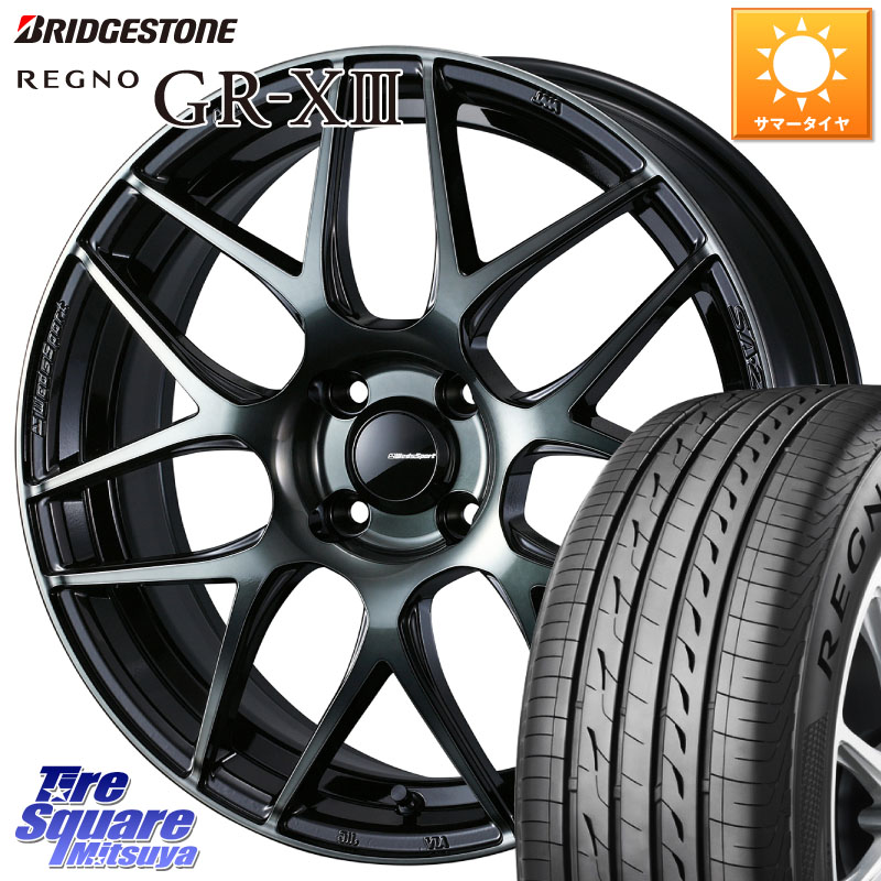 ブリヂストン REGNO GR-X3 在庫● 2025~2026年製 GRX3 GR-XIII レグノ サマータイヤ 185/55R16WEDS WedsSport SA-27R SA27R ウェッズ スポーツ ホイール 16インチ 16X6.5J 50 4穴 100 GR/GS系フィット GP5/6フィットHV キューブ CUBE 日産 フィット FIT インサイト フ|タイヤスクエアミツヤ