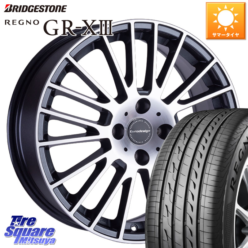 ブリヂストン REGNO GR-X3 GRX3 GR-XIII レグノ サマータイヤ 195/55R16阿部商会 Eurodesign CALWER ホイール 16インチ 16X6.5J(LUTECIA BJ) 40 4穴 100 ルノー ルーテシア5 BJ系|タイヤスクエアミツヤ