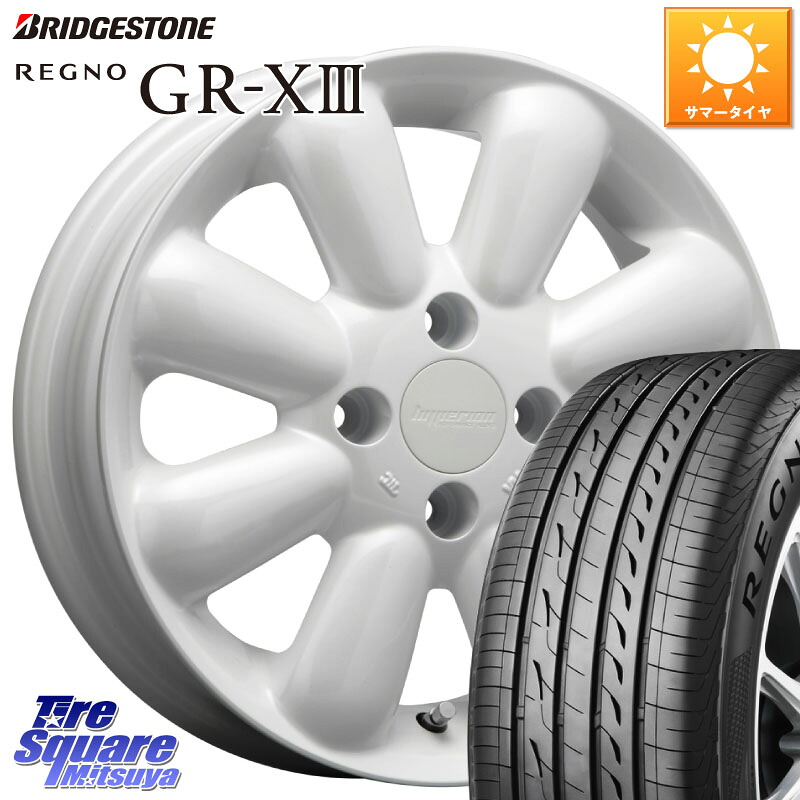 MLJ HYPERION PINO+ ハイペリオン ピノプラス ホイール 14インチ 14 X 4.5J +43 4穴 100 ブリヂストン REGNO GR-X3 GRX3 GR-XIII レグノ サマータイヤ 175/70R14 Mx27/37/47Sソリオ・デリカD2