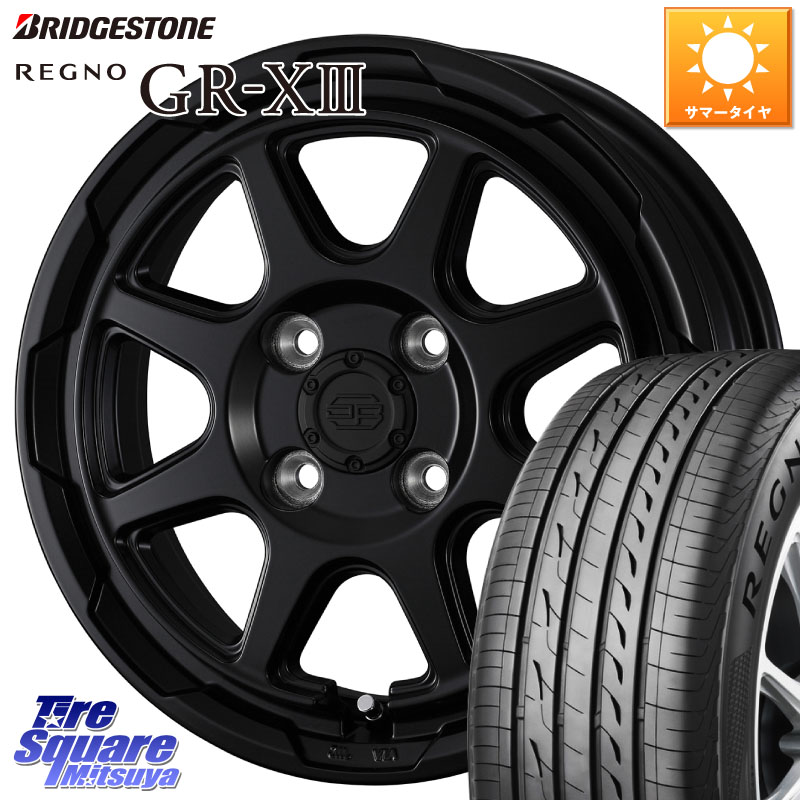 ブリヂストン REGNO GR-X3 在庫● 2025~2026年製 GRX3 GR-XIII レグノ サマータイヤ 165/65R15WEDS STADTBERGE BLK スタットベルク ホイール 15インチ 15X4.5J 45 4穴 100 ダイハツTAFT Mx27/37/47Sソリオ・MB37SデリカD2 MAx6S系ソリオ デリカ ミニ DELICA MINI デリ|タイヤスクエアミツヤ