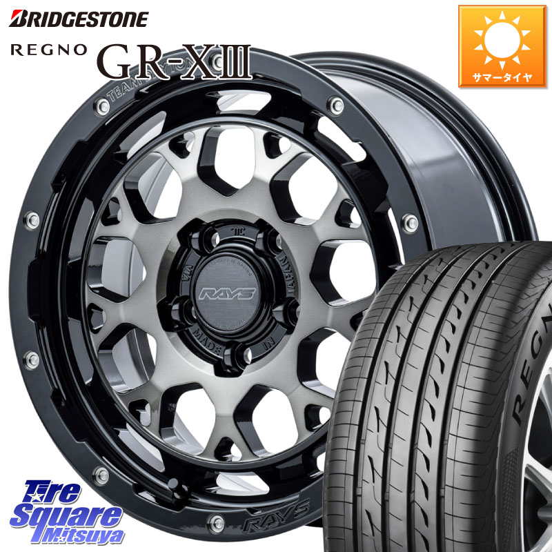 ブリヂストン REGNO GR-X3 GRX3 GR-XIII レグノ サマータイヤ 205/50R17RAYS 【欠品次回2月末】 TEAM DAYTONA M9+ ホイール 17インチ 17X7.0J 40 5穴 114.3 GRヤリスRSノーマルキャリパー オーリス カローラルミオン｜タイヤスクエアミツヤ