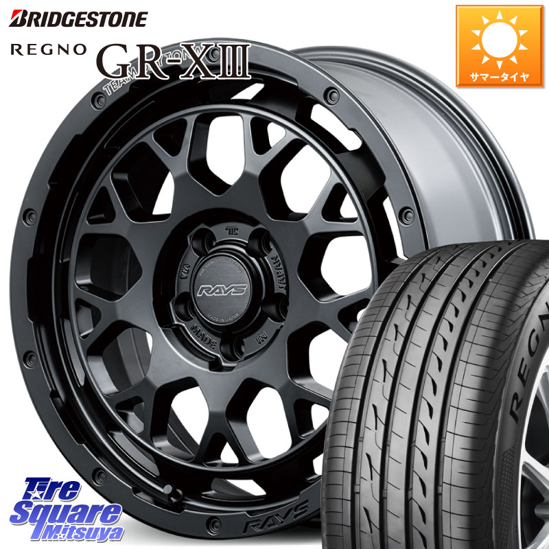RAYS TEAM DAYTONA M9+ BOJ ホイール 18インチ 18 X 7.5J +32 5穴 114.3 ブリヂストン REGNO GR-X3 在庫● 2025~2026年製 GRX3 GR-XIII レグノ サマータイヤ 225/45R18
