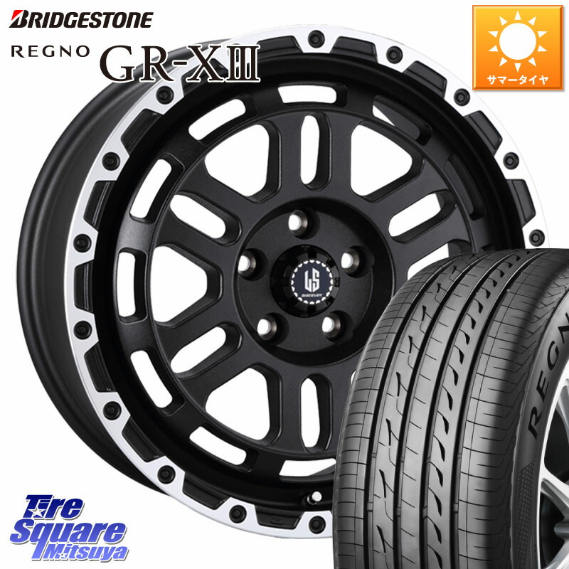 阿部商会 LA STRADA DISCOVER ホイール 16インチ 16 X 7.0J +40 5穴 114.3 ブリヂストン REGNO GR-X3 GRX3 GR-XIII レグノ サマータイヤ 205/60R16 90系ノア ヴォクシー プリウスアルファ RP6～8ステップワゴン