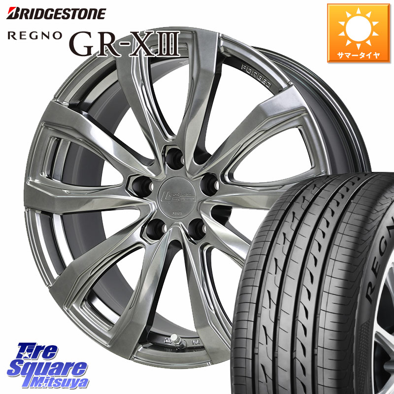 ブリヂストン REGNO GR-X3 GRX3 GR-XIII レグノ サマータイヤ 225/45R19HotStuff シュティッヒ レグザス FORGED FS-01 平座仕様(レクサス・トヨタ専用) 鍛造ホイール 19インチ 19X8.0J 42 5穴 114.3 カローラクロス|タイヤスクエアミツヤ