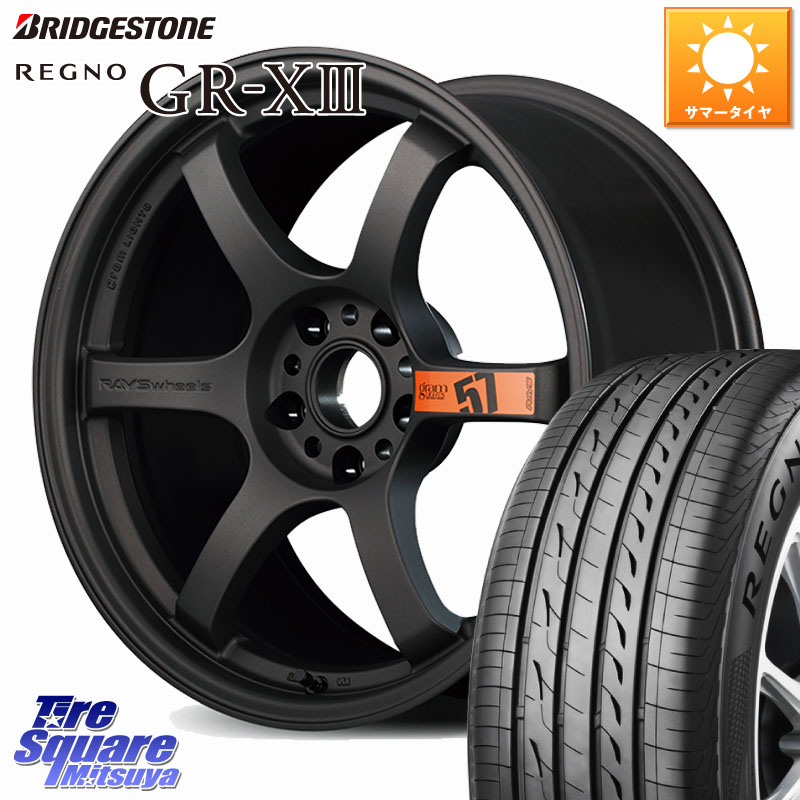 ブリヂストン REGNO GR-X3 GRX3 GR-XIII レグノ サマータイヤ 235/40R18RAYS 【欠品次回要問合せ】 gramLIGHTS 57DR SpecD ホイール 18インチ 18X8.5J(GR YARIS RZ) 37 5穴 114.3 GRヤリス ローダウン向けチューナーサイズ|タイヤスクエアミツヤ
