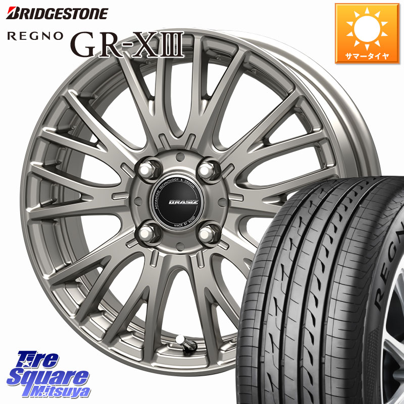 ブリヂストン REGNO GR-X3 GRX3 GR-XIII レグノ サマータイヤ 195/45R17KOSEI QRASIZ クレイシズ SE48 ホイール 17インチ 17X6.0J 40 4穴 100|タイヤスクエアミツヤ