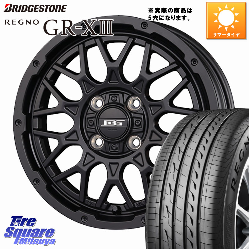 KOSEI BOTTOMGARCIA SHADOWBAHT ホイール 16インチ 16 X 7.0J +38 5穴 114.3 ブリヂストン REGNO GR-X3 GRX3 GR-XIII レグノ サマータイヤ 205/60R16 90系ノア ヴォクシー プリウスアルファ RP6~8ステップワゴン