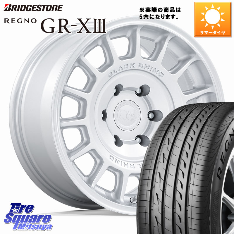 BLACK RHINO VOLL ボル シルバー ホイール 17インチ ブラックライノ◇参考画像 17 X 8.0J +38 5穴 114.3 ブリヂストン REGNO GR-X3 在庫● 2025~2026年製 GRX3 GR-XIII レグノ サマータイヤ 215/55R17