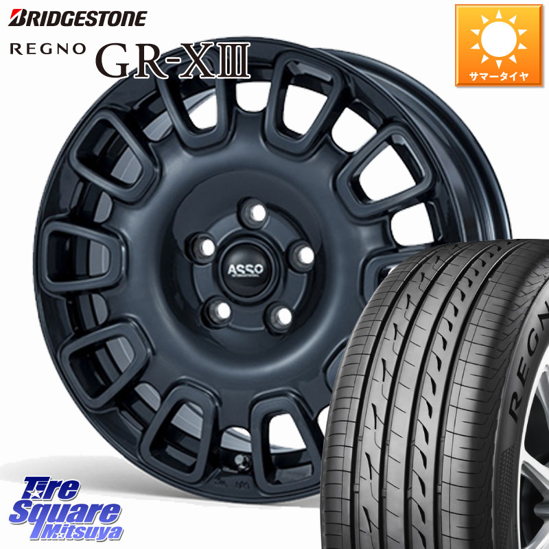 ブリヂストン REGNO GR-X3 GRX3 GR-XIII レグノ サマータイヤ 205/60R16ASSO Partire10&deg;専用ボルト付属 ホイール 16インチ 16X6.5J(CITROEN BERLINGO YH01) 45 5穴 108 シトロエン ベルランゴ K9CYH01系 フィアット ドブロ Doblo｜タイヤスクエアミツヤ 135,580円