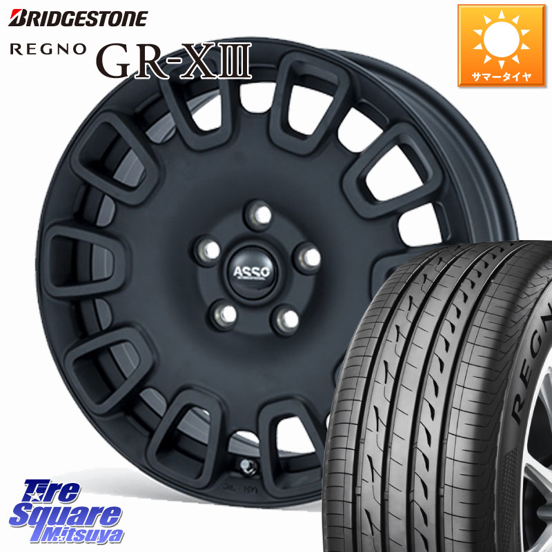 ブリヂストン REGNO GR-X3 GRX3 GR-XIII レグノ サマータイヤ 205/60R16ASSO Partire10°専用ボルト付属 ホイール 16インチ 16X6.5J(CITROEN BERLINGO YH01) 45 5穴 108 シトロエン ベルランゴ K9CYH01系 フィアット ドブロ Doblo|タイヤスクエアミツヤ
