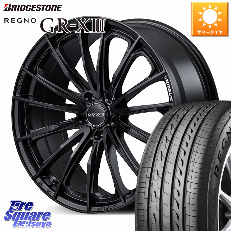 RAYS 【欠品次回4~5月】 VERSUS VOUGE SE ホイール 18インチ 18 X 7.0J +48 5穴 114.3 ブリヂストン REGNO GR-X3 GRX3 GR-XIII レグノ サマータイヤ 215/45R18 90系ノア ヴォクシー P15キックス C27セレナ リーフ MAZDA3