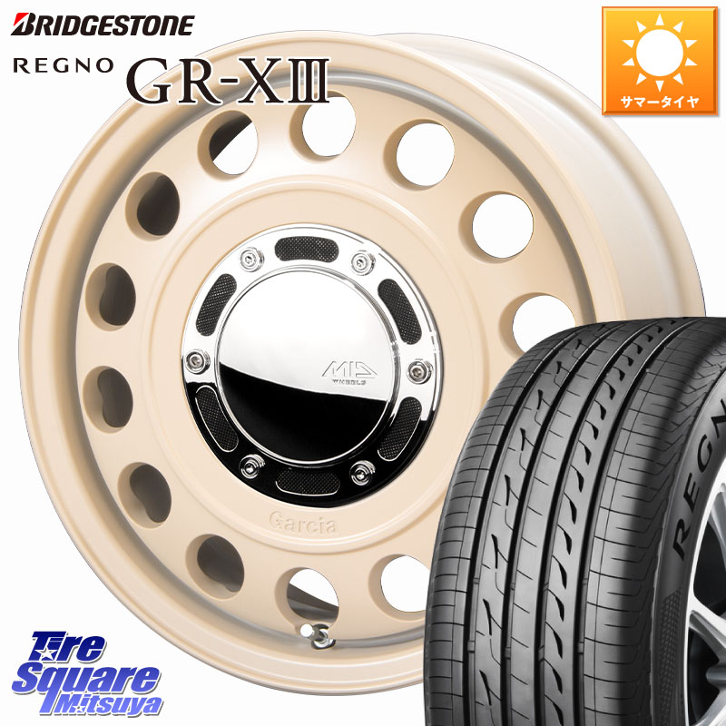 MANARAY MID GARCIA CISCO Type2 サンドベージュ 在庫● 16インチ ガルシア シスコ 16 X 6.5J +40 5穴 114.3 ブリヂストン REGNO GR-X3 GRX3 GR-XIII レグノ サマータイヤ 215/55R16 リーフ