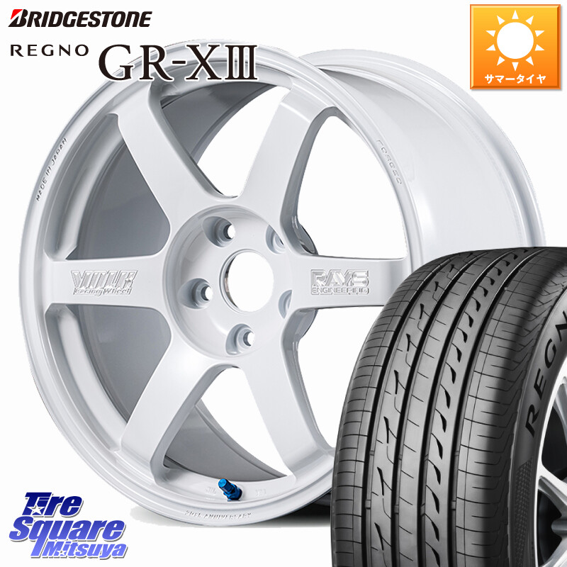 ブリヂストン REGNO GR-X3 GRX3 GR-XIII レグノ サマータイヤ 225/40R19RAYS 【欠品次回3~4月】 VOLK RACING TE37 SAGA S-plus 30th MACHINING Ver ホイール 19インチ 19X8.5J 38 5穴 114.3 クラウンロイヤル|タイヤスクエアミツヤ