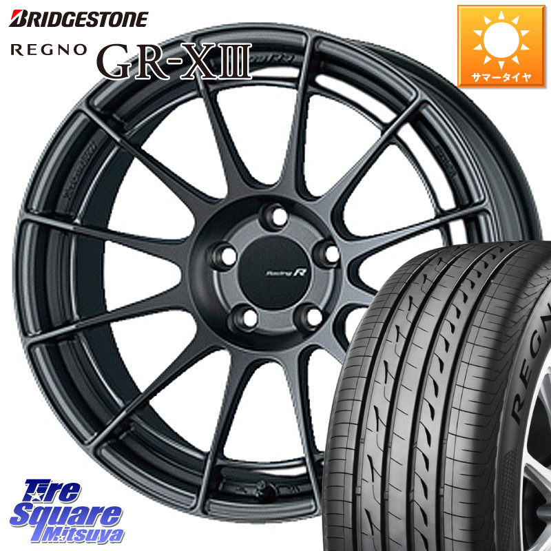 ブリヂストン REGNO GR-X3 GRX3 GR-XIII レグノ サマータイヤ 245/50R18ENKEI エンケイ Racing Revolution NT03RR GM ホイール 18X8.0J 45 5穴 114.3 フーガ FUGA 日産|タイヤスクエアミツヤ