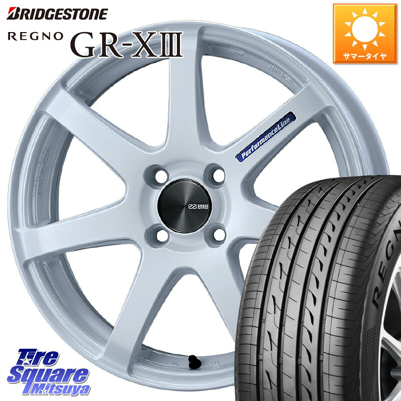 ブリヂストン REGNO GR-X3 在庫● 2025~2026年製 GRX3 GR-XIII レグノ サマータイヤ 165/65R15ENKEI エンケイ PerformanceLine PF07 -COLORS- 15X5.0J 45 4穴 100 ダイハツTAFT Mx27/37/47Sソリオ・MB37SデリカD2 MAx6S系ソリオ デリカ ミニ DELICA MINI デリカD:2 D2|タイヤスクエアミツヤ