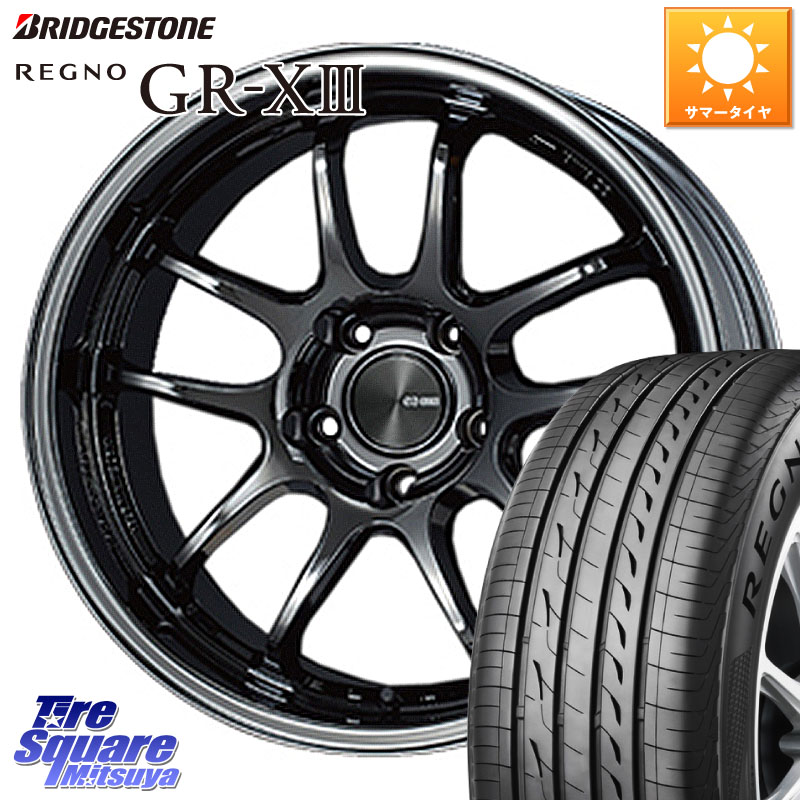 ブリヂストン REGNO GR-X3 GRX3 GR-XIII レグノ サマータイヤ 255/35R18ENKEI エンケイ PerformanceLine PF01 EVO SBK ホイール 18X9.5J(GR YARIS RZ) 45 5穴 114.3 GRヤリス ローダウン向けチューナーサイズ|タイヤスクエアミツヤ