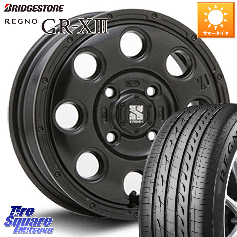 ブリヂストン REGNO GR-X3 在庫● 2025~2026年製 GRX3 GR-XIII レグノ サマータイヤ 155/65R14MLJ KK03 XTREME-J エクストリームJ ホイール 14インチ 14X4.5J 45 4穴 100 N-BOX デリカミニ2WD タント スペーシア サクラ ハイゼットアゲトラCustom車用※軽自動車専用ホ｜タイヤスクエアミツヤ