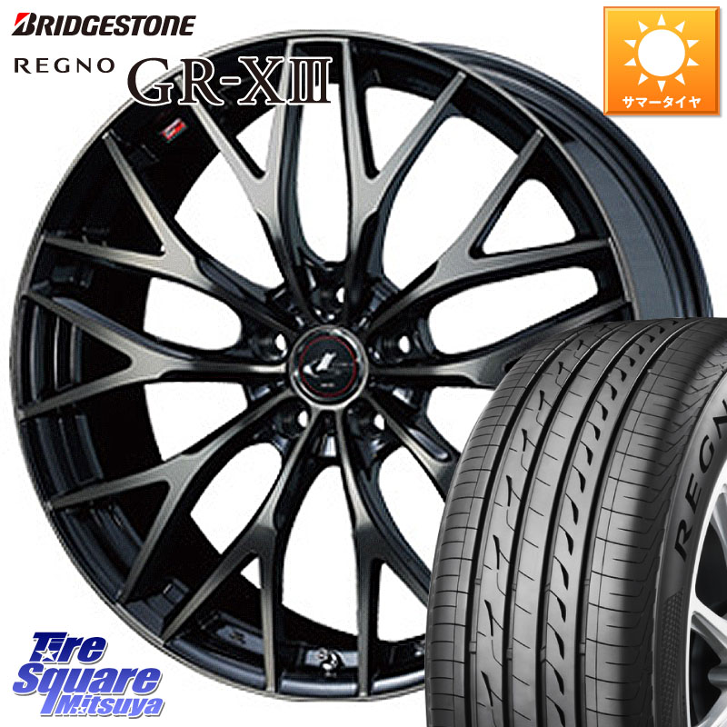 WEDS 37444 レオニス MX ウェッズ Leonis ホイール 19インチ 19 X 8.0J +35 5穴 114.3 ブリヂストン REGNO GR-X3 GRX3 GR-XIII レグノ サマータイヤ 245/40R19 30系アルファード 30系ヴェルファイア 20系アルファード