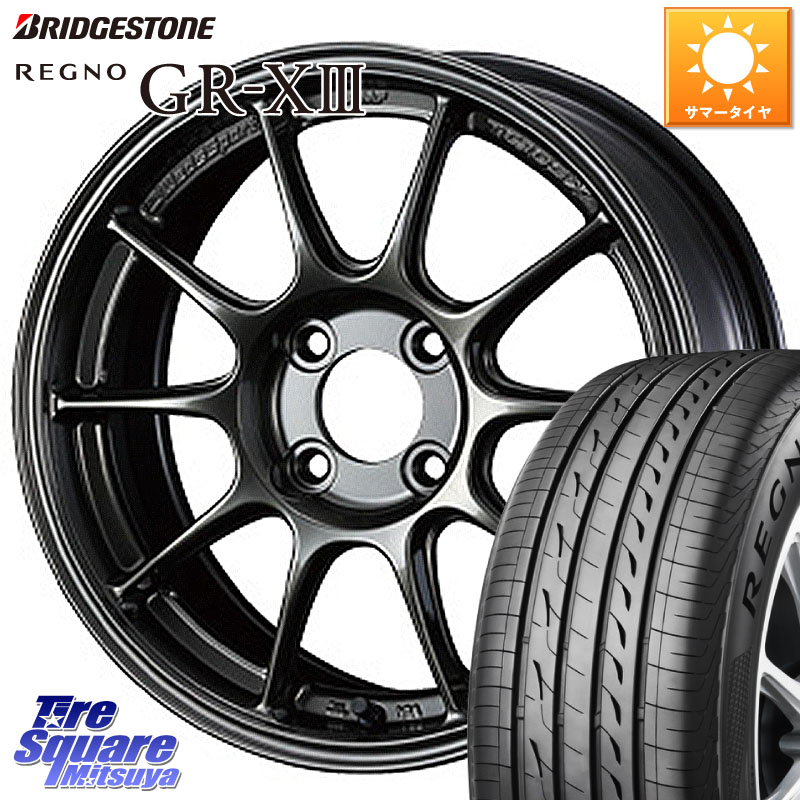 WEDS 73572 TC105X EJ ウェッズ スポーツ ホイール 16インチ 16 X 7.0J +43 4穴 100 ブリヂストン REGNO GR-X3 GRX3 GR-XIII レグノ サマータイヤ 195/55R16 MAZDA2