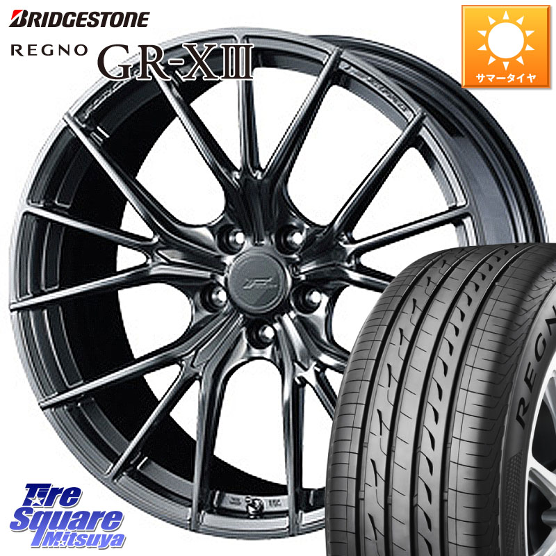 WEDS F ZERO FZ-1 FZ1 鍛造 FORGED ホイール19インチ エフゼロ 19 X 9.0J +38 5穴 114.3 ブリヂストン REGNO GR-X3 GRX3 GR-XIII レグノ サマータイヤ 245/45R19