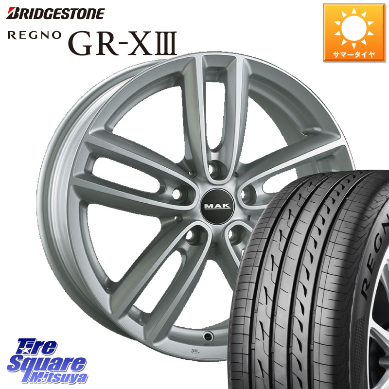 ブリヂストン REGNO GR-X3 GRX3 GR-XIII レグノ サマータイヤ 205/65R16阿部商会 MAK OXFORD ホイール 16インチ 16X7.0J(MINI F60) 41 5穴 112 MINI ミニ クロスオーバー F60|タイヤスクエアミツヤ