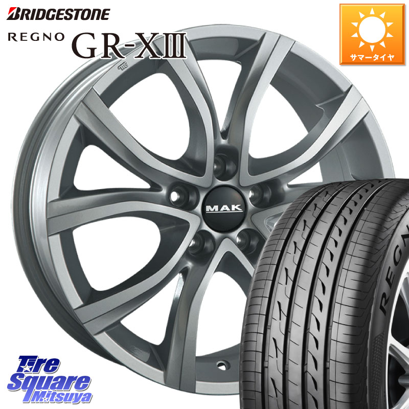 ブリヂストン REGNO GR-X3 GRX3 GR-XIII レグノ サマータイヤ 205/55R16阿部商会 MAK ANTIBES ホイール 16インチ 16X7.0J(PEU 308 P5) 45 5穴 108 プジョー308 P5系|タイヤスクエアミツヤ