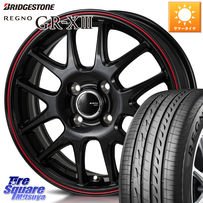 MONZA JP STYLE Jefa ジェファ 14インチ 14 X 5.5J +40 4穴 100 ブリヂストン REGNO GR-X3 GRX3 GR-XIII レグノ サマータイヤ 165/65R14 M900系タンク・ルーミー 700系パッソ ダイハツ トールM900S・M910S スバル ジャスティM900F・M910F