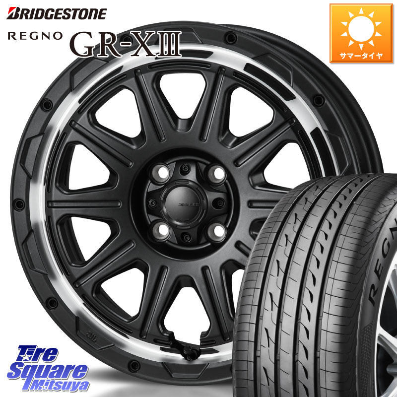 MONZA HI-BLOCK REGULES 16インチ 16 X 6.0J +40 4穴 100 ブリヂストン REGNO GR-X3 GRX3 GR-XIII レグノ サマータイヤ 195/55R16