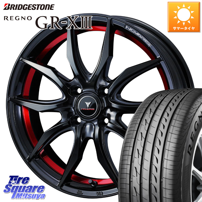 WEDS NOVARIS ROHGUE VF ノヴァリス ホイール 16インチ ローグ 16 X 6.0J +42 4穴 100 ブリヂストン REGNO GR-X3 GRX3 GR-XIII レグノ サマータイヤ 175/60R16 アクア クロスビー