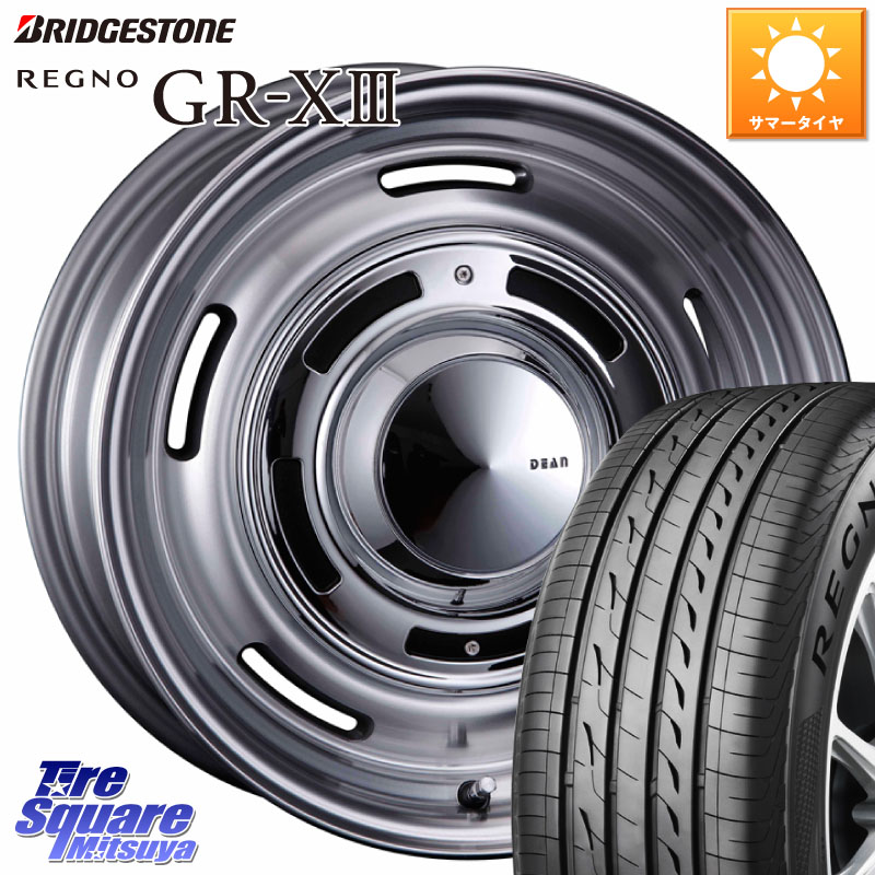 CRIMSON ディーン クロスカントリー グレー 17インチ 17 X 7.0J +40 5穴 100 ブリヂストン REGNO GR-X3 GRX3 GR-XIII レグノ サマータイヤ 225/45R17 210系カローラスポーツ