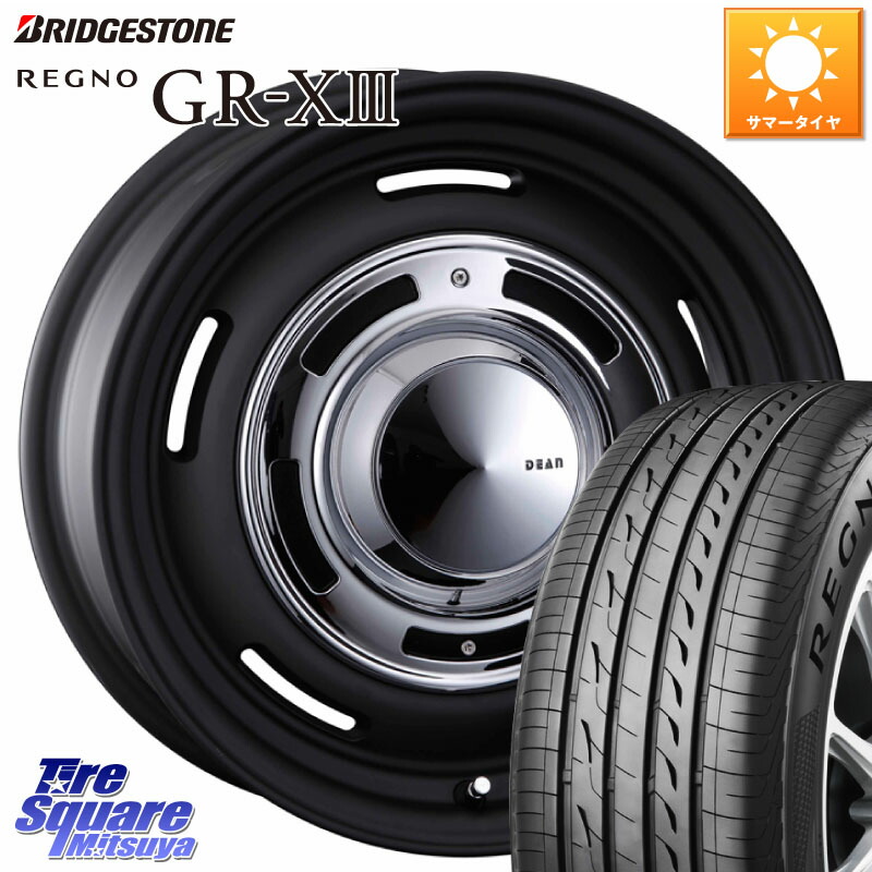 ブリヂストン REGNO GR-X3 GRX3 GR-XIII レグノ サマータイヤ 175/70R14CRIMSON ディーン クロスカントリー ブラック 14インチ 14X4.5J 43 4穴 100 Mx27/37/47Sソリオ・MB37SデリカD2 デリカD:2 D2|タイヤスクエアミツヤ