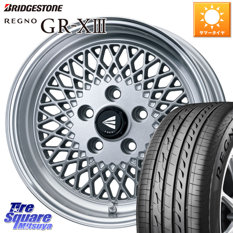 ブリヂストン REGNO GR-X3 GRX3 GR-XIII レグノ サマータイヤ 205/65R15ENKEI エンケイ NEO CLASSIC ENKEI92 SILVER 15インチ 15X7.0J 38 5穴 114.3｜タイヤスクエアミツヤ