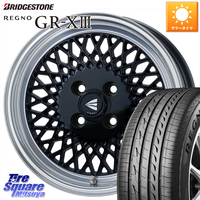 ブリヂストン REGNO GR-X3 在庫● 2025~2026年製 GRX3 GR-XIII レグノ サマータイヤ 165/55R15ENKEI エンケイ NEO CLASSIC ENKEI92 15インチ 15X5.0J 45 4穴 100 タント スペーシア サクラ R1 R2 ルークス ROOX 日産 デイズ デイズルークス 日産 デリカ ミニ DELICA MI|タイヤスクエアミツヤ