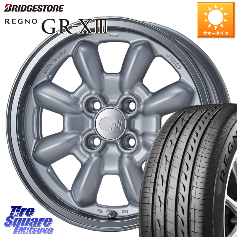 ENKEI エンケイ ALL EIGHTEEN Classical Spoke 15インチ 15 X 6.0J +38 4穴 100 ブリヂストン REGNO GR-X3 在庫● 2025~2026年製 GRX3 GR-XIII レグノ サマータイヤ 175/65R15 アクア 130系ヴィッツ 85,635円