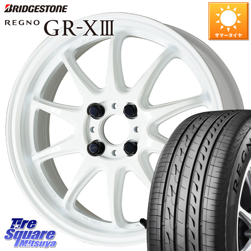 WORK ワーク EMOTION エモーション ZR10 17インチ 17 X 7.0J +47 4穴 100 ブリヂストン REGNO GR-X3 在庫● 2025~2026年製 GRX3 GR-XIII レグノ サマータイヤ 215/45R17 FITクロスター