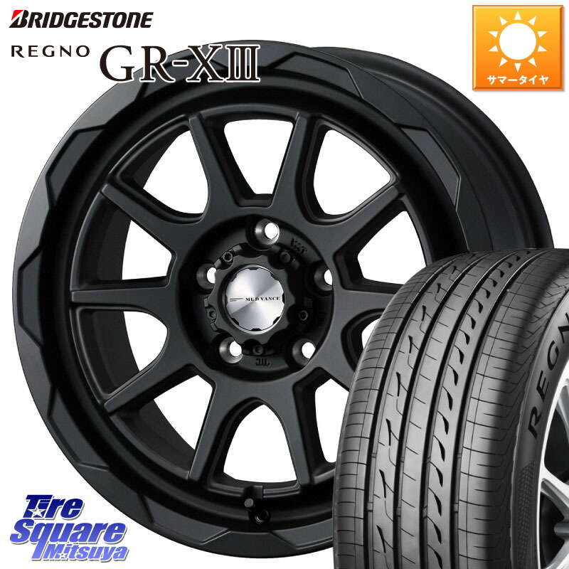 WEDS 【欠品次回4月中旬】 マッドヴァンス 06 MUD VANCE 06 ウエッズ 16インチ 16 X 7.0J +38 5穴 114.3 ブリヂストン REGNO GR-X3 GRX3 GR-XIII レグノ サマータイヤ 205/55R16 GRヤリスRSノーマルキャリパー