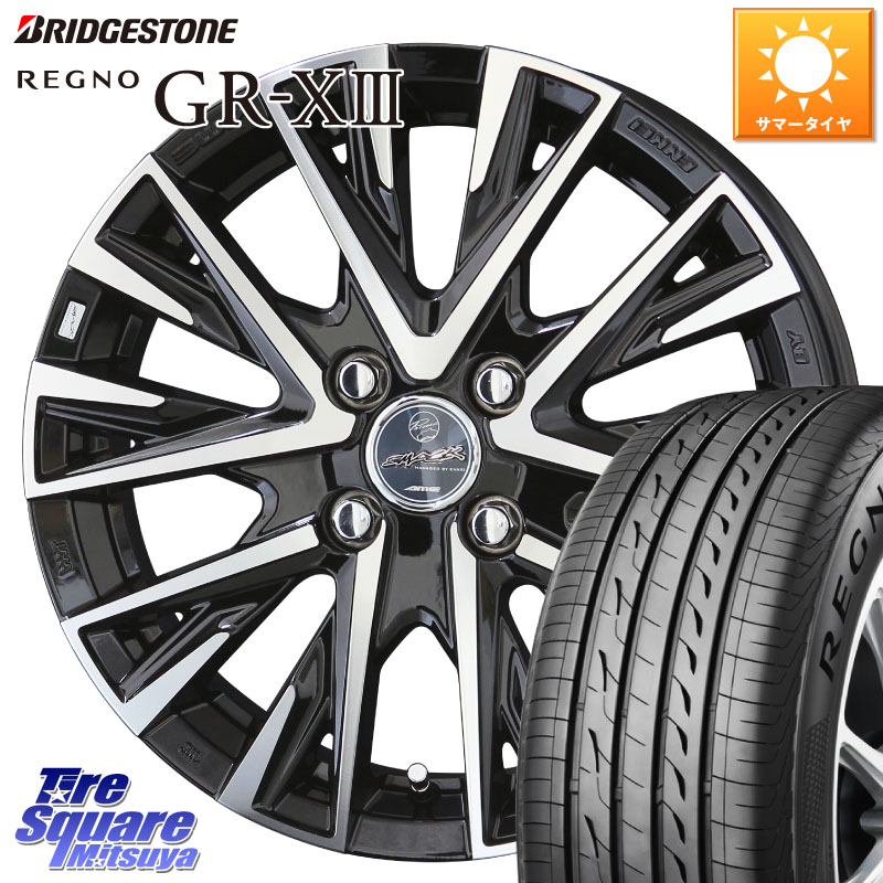 ブリヂストン REGNO GR-X3 在庫● 2025~2026年製 GRX3 GR-XIII レグノ サマータイヤ 165/55R15KYOHO スマック レジーナ SMACK LEGINA ホイール 15X5.5J 38 4穴 100 ブーン BOON|タイヤスクエアミツヤ