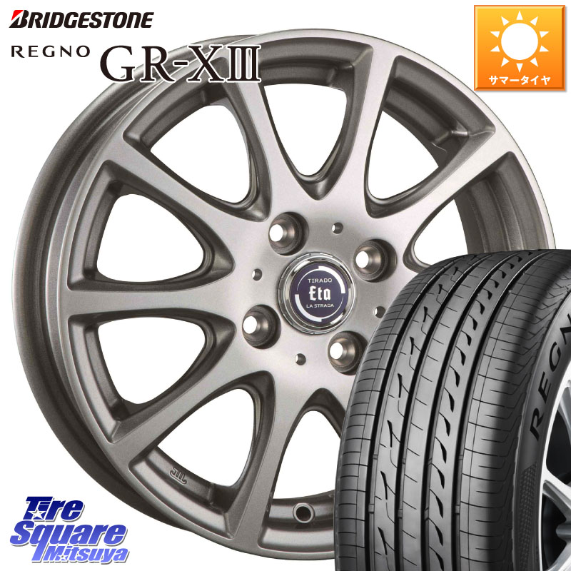 ブリヂストン REGNO GR-X3 GRX3 GR-XIII レグノ サマータイヤ 205/55R16阿部商会 ティラード イータ 16X6.0J 42 4穴 100 E13オーラ アクア|タイヤスクエアミツヤ