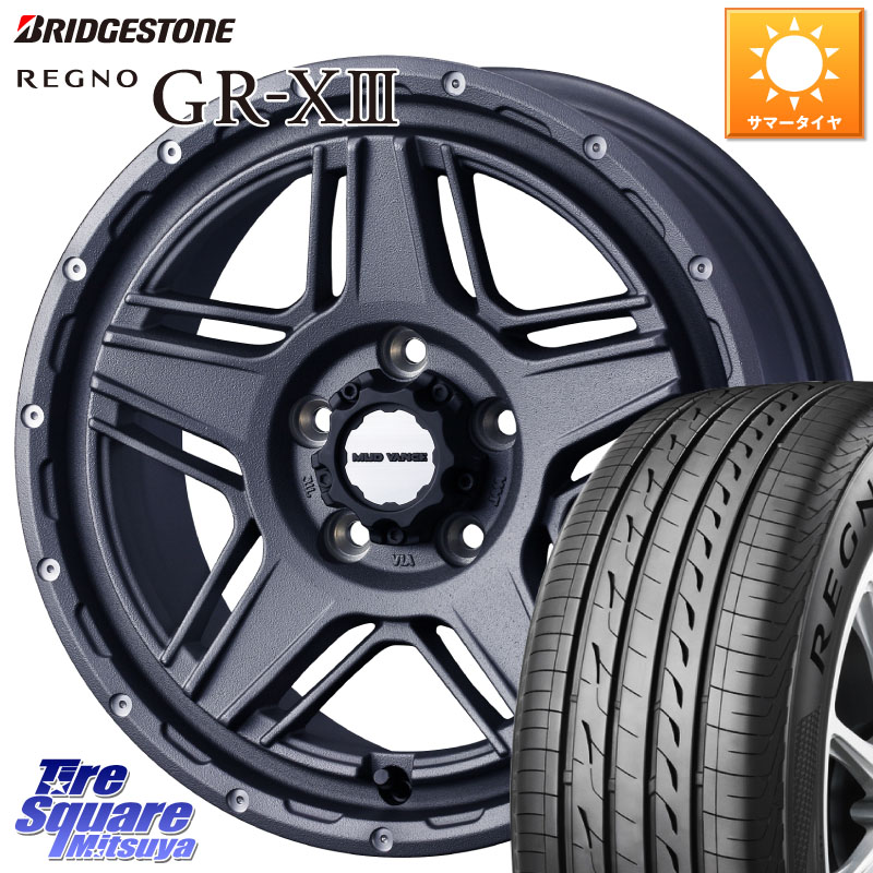 ブリヂストン REGNO GR-X3 GRX3 GR-XIII レグノ サマータイヤ 205/65R16WEDS 40547 マッドヴァンス07 MUD VANCE 07 16インチ 16X7.0J 38 5穴 114.3 70系カムリ エスティマ HS レクサス ティアナ 日産 ES レクサス|タイヤスクエアミツヤ