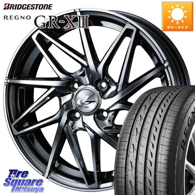 ブリヂストン REGNO GR-X3 GRX3 GR-XIII レグノ サマータイヤ 205/45R17WEDS 40588 レオニス LEONIS IT 17インチ 17X6.5J 50 4穴 100 キューブ CUBE 日産 アクア フリード フリードハイブリッド フィット FIT|タイヤスクエアミツヤ