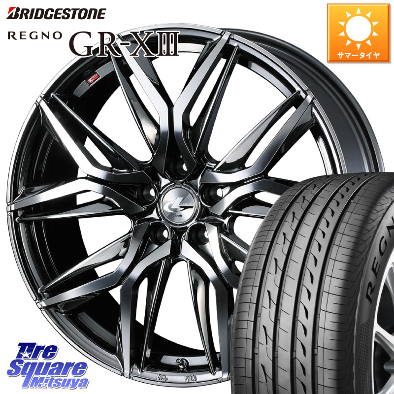 ブリヂストン REGNO GR-X3 GRX3 GR-XIII レグノ サマータイヤ 235/35R19WEDS 40842 レオニス LEONIS LM BMCMC 19インチ 19X8.0J 43 5穴 114.3 プリウスアルファ シビック|タイヤスクエアミツヤ